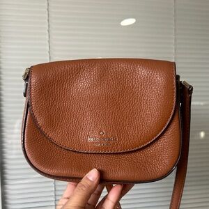 Kate Spade Tan Leather Crossbody Bag